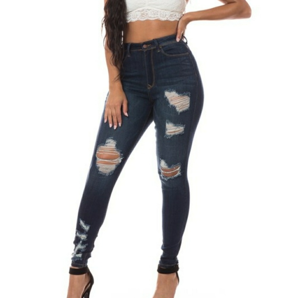 High Rise Skinny Jeans